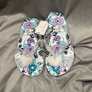 Penelope’s Garden Vera Bradley flip flops